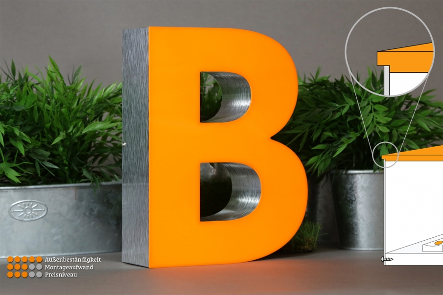 Profil 6 S - Leuchtbuchstaben