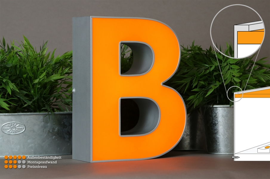 Profil 7 L - Leuchtbuchstaben