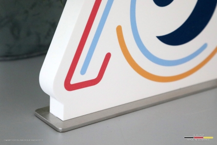 70 Jahre JÜLICH Forschungszentrum - Tischaufsteller aus PVC