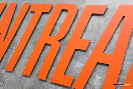 COINTREAU - 3D-Buchstaben aus matt lackiertem Dibond