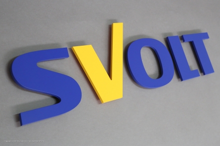 sVOLT - 3D-Buchstaben für eine Mooswand