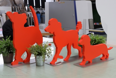 Movora - Stehende Hunde-Figuren aus PVC