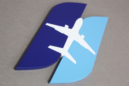 Skylinx - Firmenlogo aus matt lackiertem Acrylglas