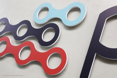 PICO engineering - 3D-Logo aus bedrucktem Forex
