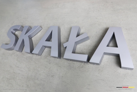 SKALA - Profil 01 Buchstaben aus Aluminium