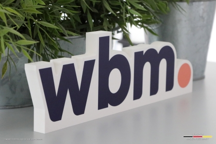 wbm - Tischaufsteller aus Forex