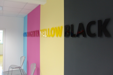 CMYK - Wandbuchstaben