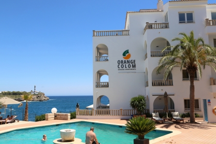 Fassaden-Buchstaben für ein Hotel auf Mallorca.