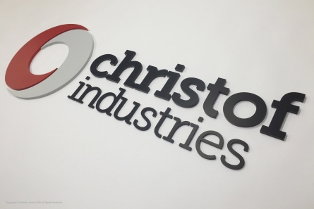 christof industries - Aussenwerbung