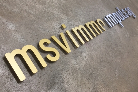 msv immo impuls ag - 3D-Schriftzug