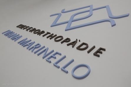 Kieferorthopädie Marinello - 3D Schriftzüge