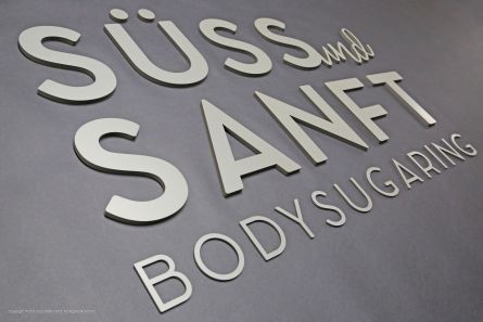 SÜSS und SANFT - 3D-Buchstaben