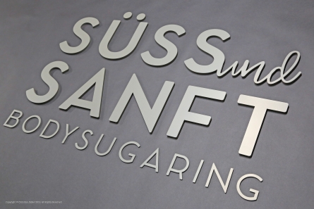 SÜSS und SANFT - 3D-Buchstaben