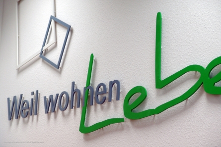 Weil wohnen Leben ist! - 3D-Schriftzüge direkt vom Hersteller