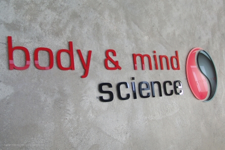 body & mind science - Auusenwerbung