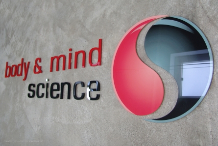 body & mind science - Auusenwerbung