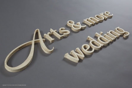 Arts & more wedding - Holzbuchstaben