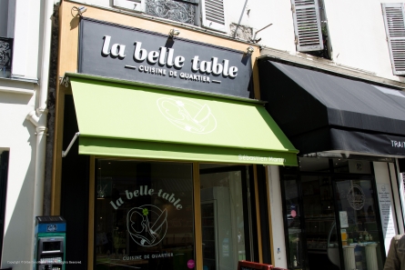la belle table - Aussenwerbung