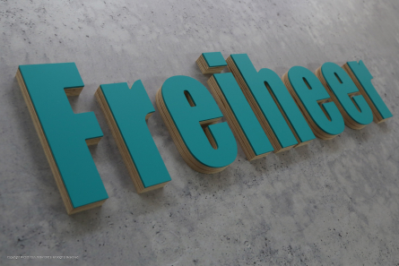 Freiherr - Ausgefallenes 3D-Logo