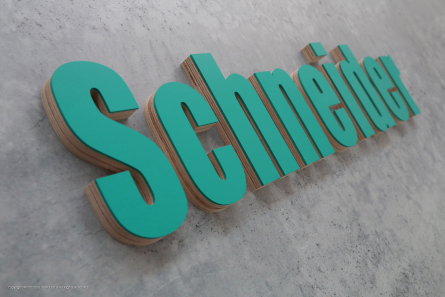 Schneider - Ausgefallene 3D-Buchstaben - Direkt vom Hersteller