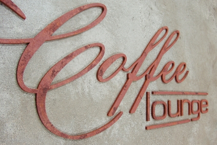 Coffee Lounge - Rostiges Logo