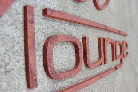 Coffee Lounge - Rostiges Logo