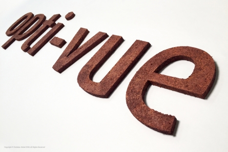3D-Rostbuchstaben aus PVC