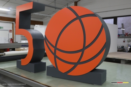 50 Jahre - Aufsteller für Firmenjubiläum