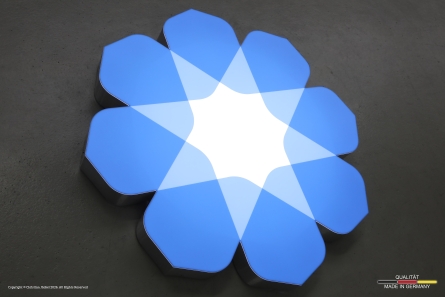 INAIA - Beleuchtetes Firmenlogo als Profil 6 Frontleuchter