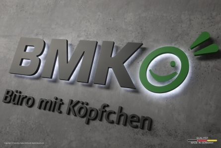 BMK - Beleuchtetes 3D-Logo