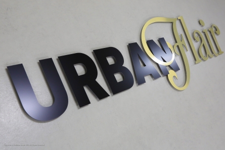 URBAN Flair - Aussenreklame mit 3D Buchstaben