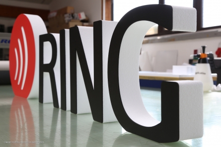 RING - Schwerentflammbare Buchstaben zum stellen