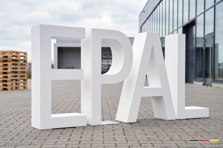 EPAL - Stehende Buchstaben aus hochwertigem EPS