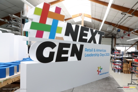 #NEXT GEN - Eventaufsteller aus Styropor und PVC