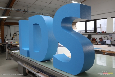 LDS - Stehende 3D-Buchstaben für den Landkreis Dahme-Spreewald