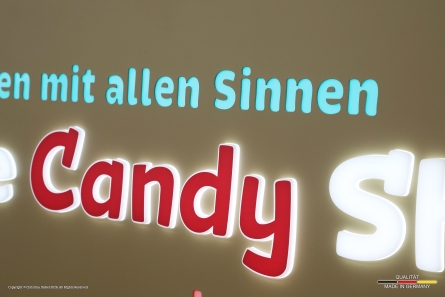 The Candy Shop - Gesellenstück - Schilder- & Lichtreklamehersteller