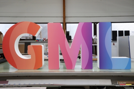 GML - Stehende Buchstaben in XXL