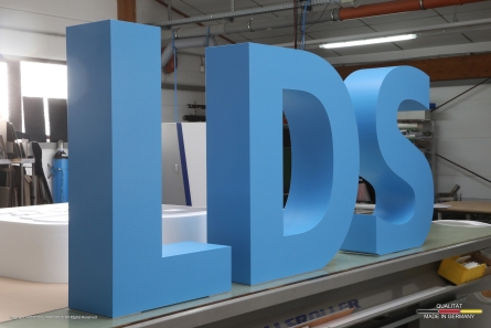 LDS - Stehende 3D-Buchstaben für den Landkreis Dahme-Spreewald