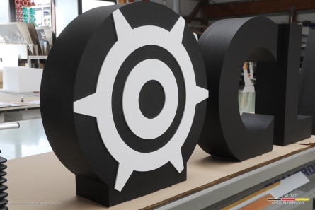 CLAG - Stehendes Logo und Buchstaben aus hochwertigem EPS