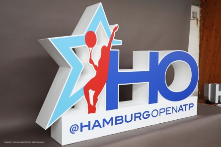 Hamburg Open ATP - Eventaufsteller aus Styropor und Forex