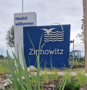 Zinnowitz - Edelstahlbuchstaben für den Ortseingang