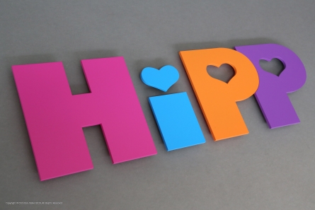 HIPP - Markenlogo aus Acrylglas