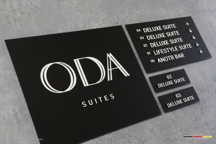 ODA - Hochwertige Wegweiser für Hotels