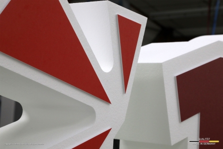 100 Jahre GBG - Stehende Jubiläums-Zahlen in XXL