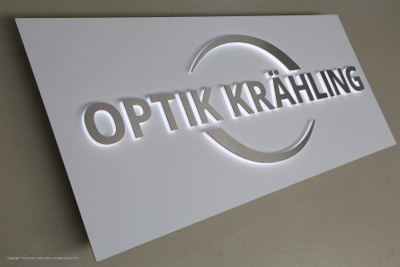 OPTIK KRÄHLING - LED-Schild