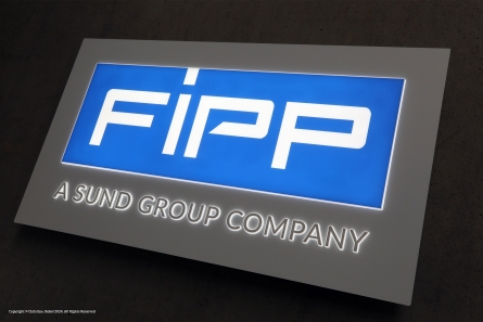 FIPP - Flache Leuchtreklame für den Außenbereich
