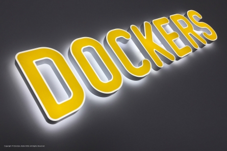 Dockers - Leuchtbuchstaben