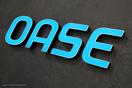 OASE - Leuchtlogo