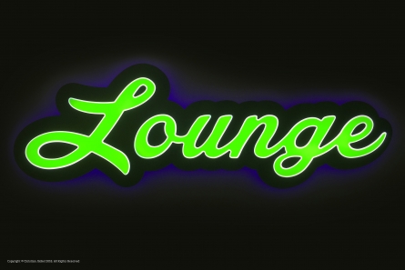 Lounge - Leuchtreklame