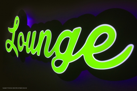 Lounge - Leuchtreklame
